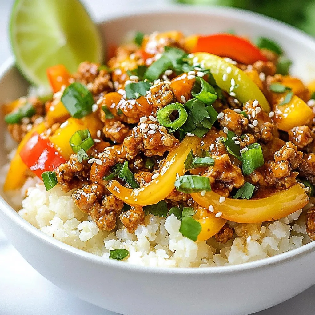 Low Carb Firecracker Ground Chicken Delight Recipe