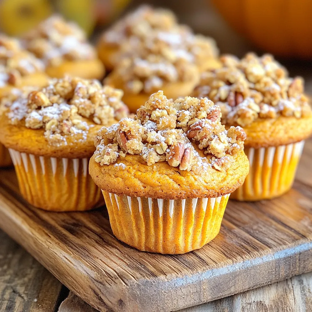 Pumpkin Streusel Coffee Cake Muffins Delightful Treat