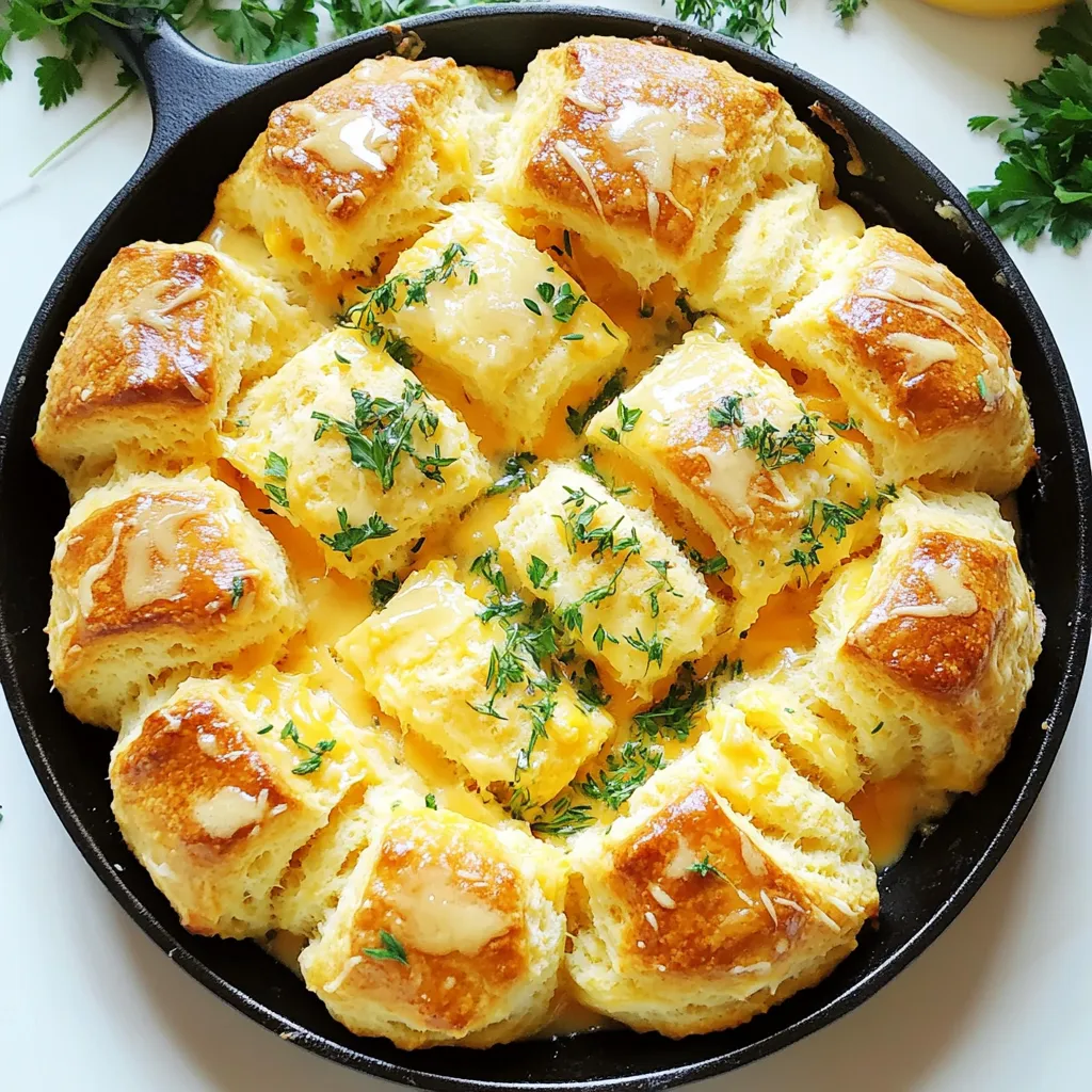 Savory Herb and Cheese Biscuit Pull Apart Bread Recipe