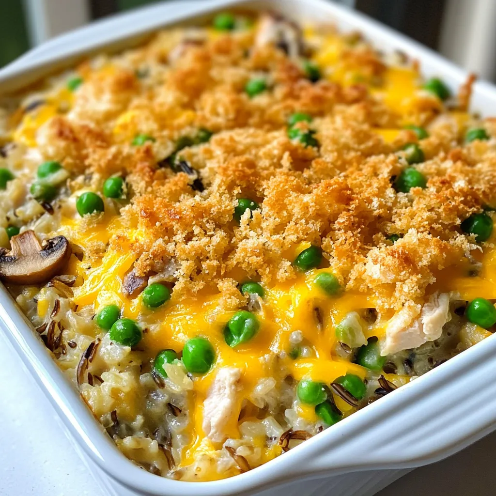 Chicken Wild Rice Casserole Flavorful Dinner Delight