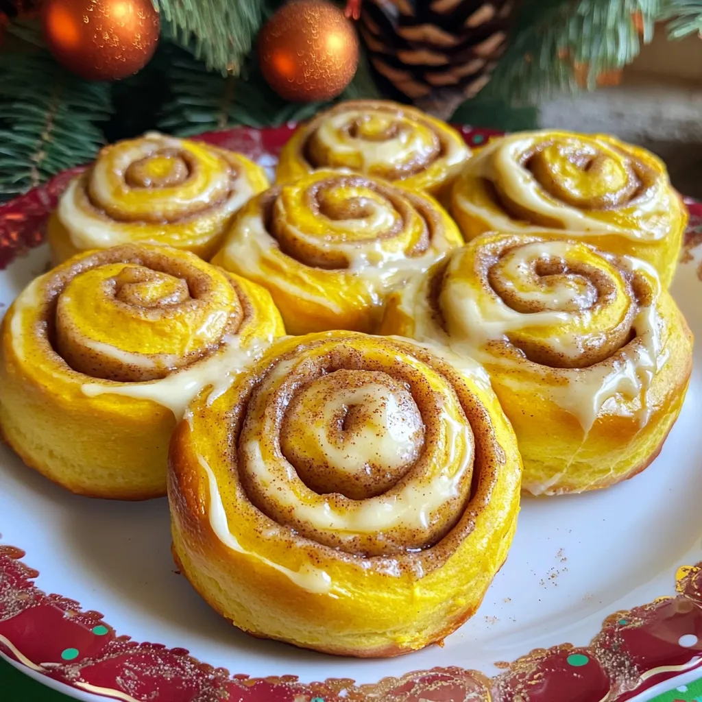 Pumpkin Cream Cheese Cinnamon Rolls Irresistible Treat
