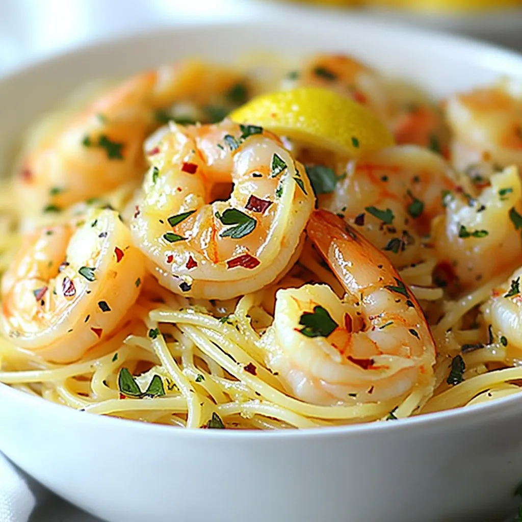 Lemon Garlic Shrimp Scampi Simple and Flavorful Meal