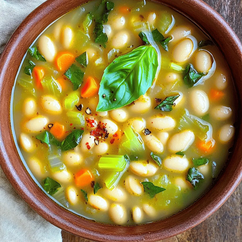 Slow Cooker Tuscan White Bean Soup Simple and Flavorful