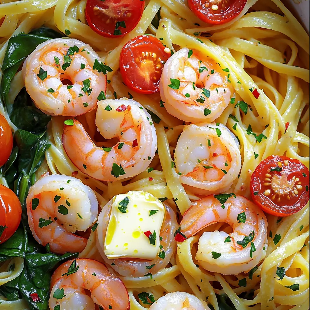 Garlic Butter Shrimp Linguine Simple and Fresh Meal