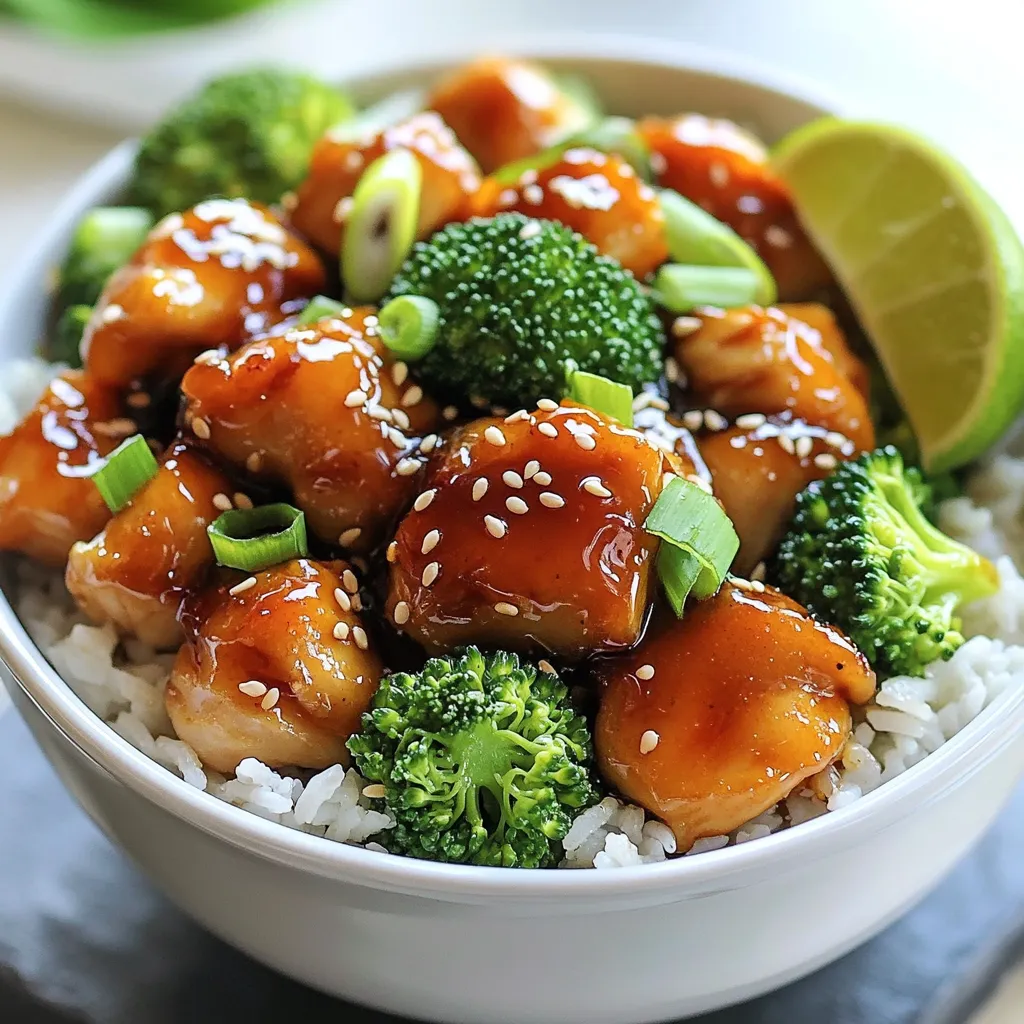 Honey Sesame Chicken Bowls Quick and Flavorful Meal