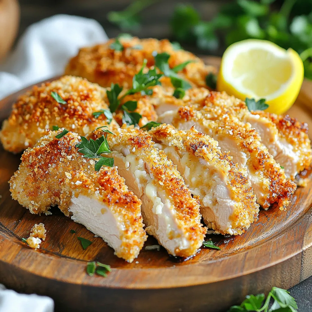 Air Fryer Parmesan Crusted Chicken Breast Recipe