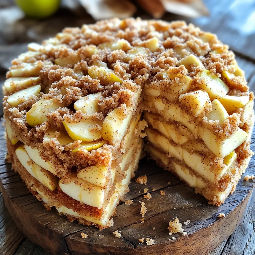Savory Apple Cinnamon Crumb Cake Delightful Treat
