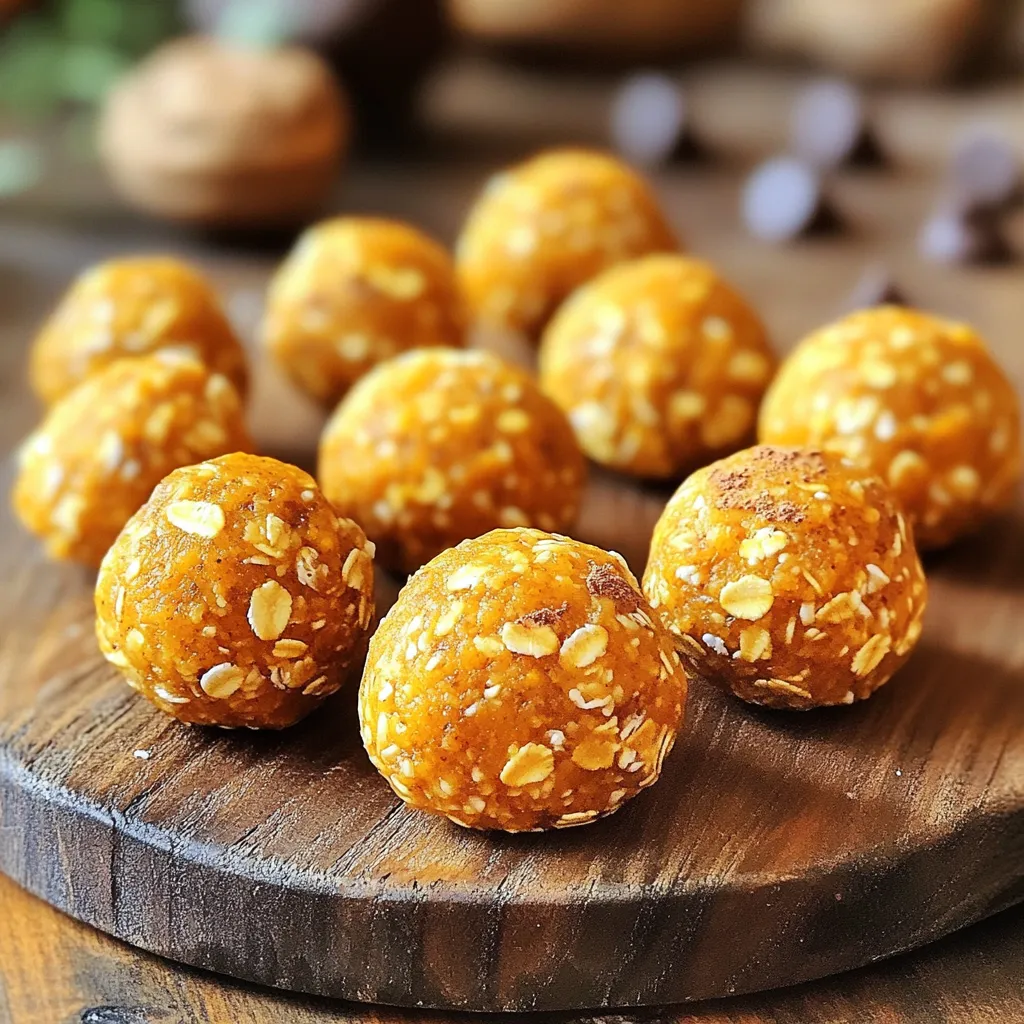 No-Bake Pumpkin Pie Energy Balls Simple Snack Choice