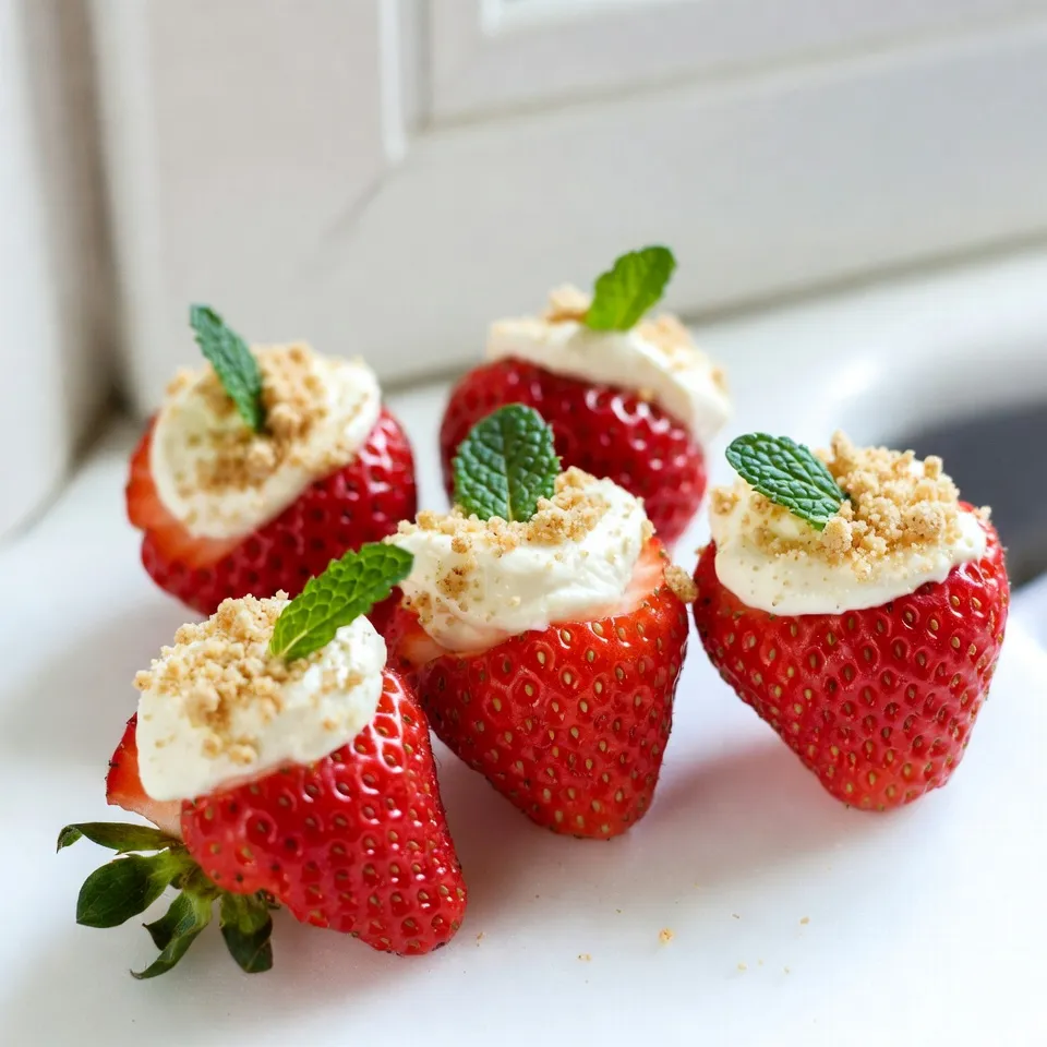 Cheesecake Stuffed Strawberries Delicious and Fun Treat