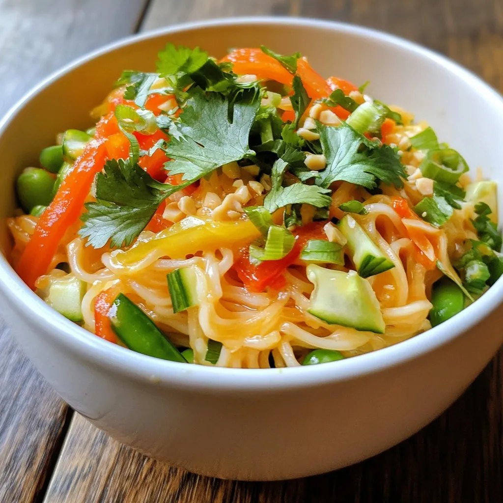 Spicy Peanut Noodle Bowl Flavorful and Easy Recipe