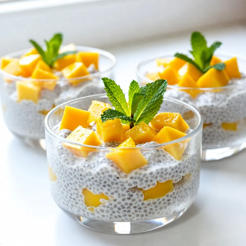 Mango Coconut Chia Pudding Creamy and Healthy Treat