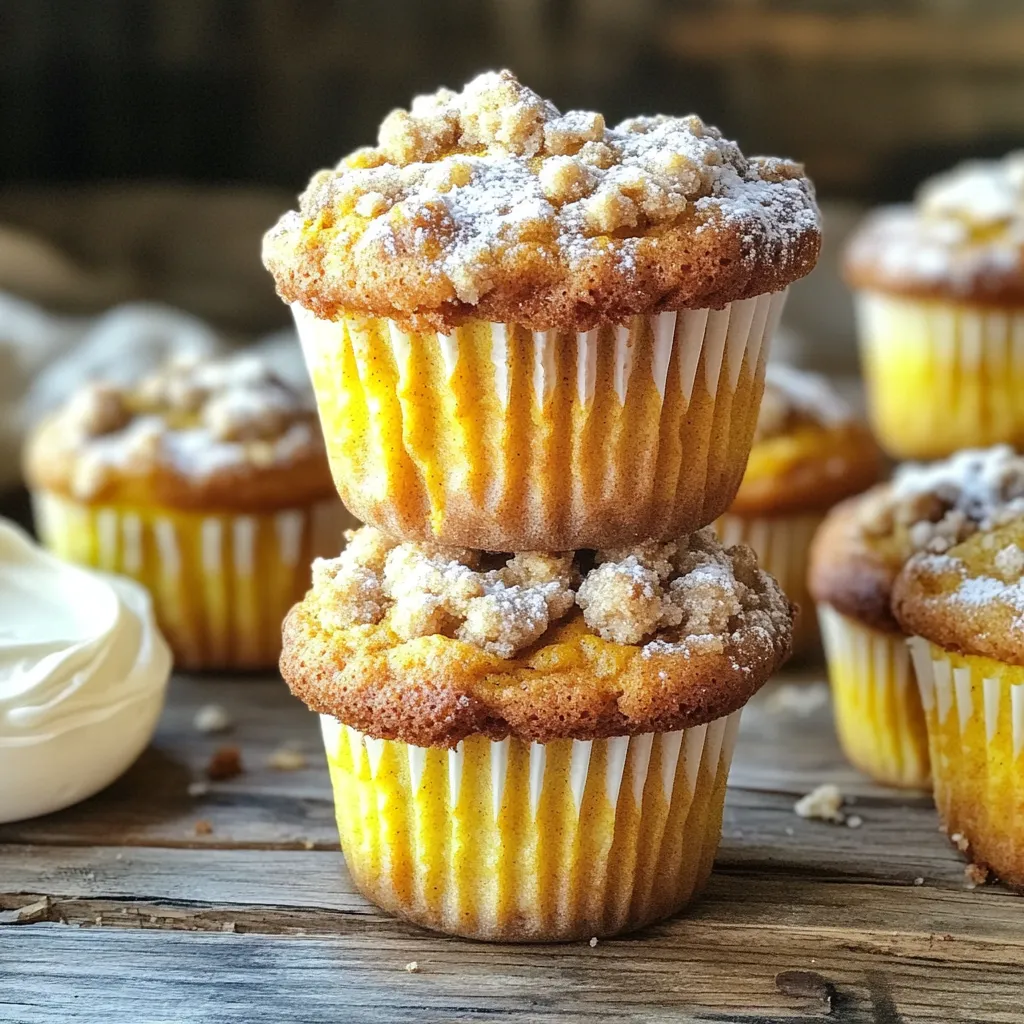 Pumpkin Streusel Coffee Cake Muffins Easy and Tasty