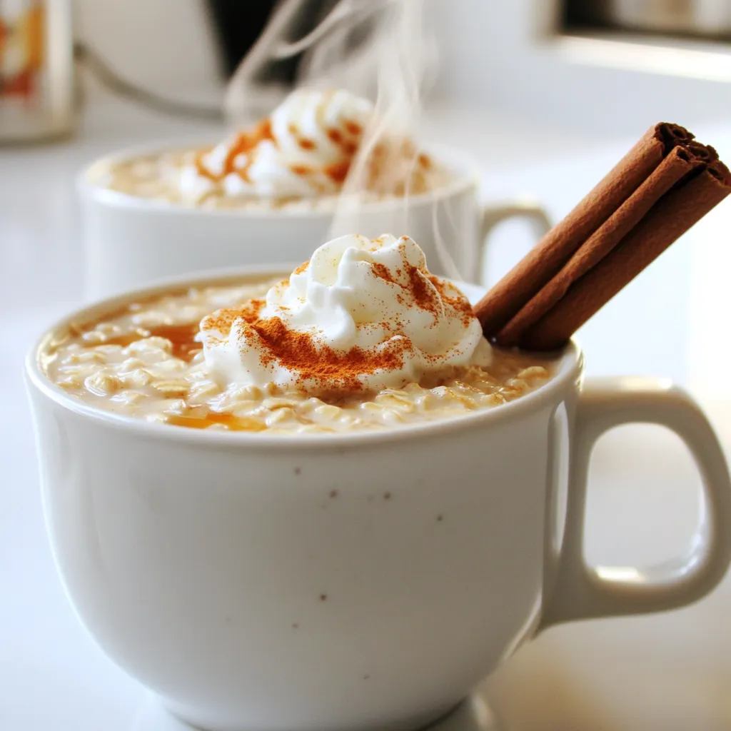 Maple Chai Oatmeal Latte Flavorful Warm Drink Delight