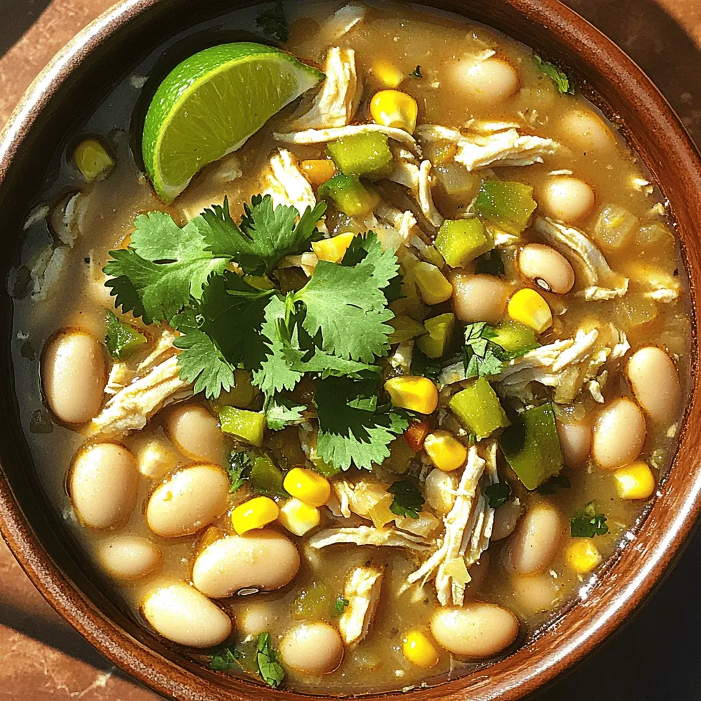 Slow Cooker White Bean Chicken Chili Flavor Explosion