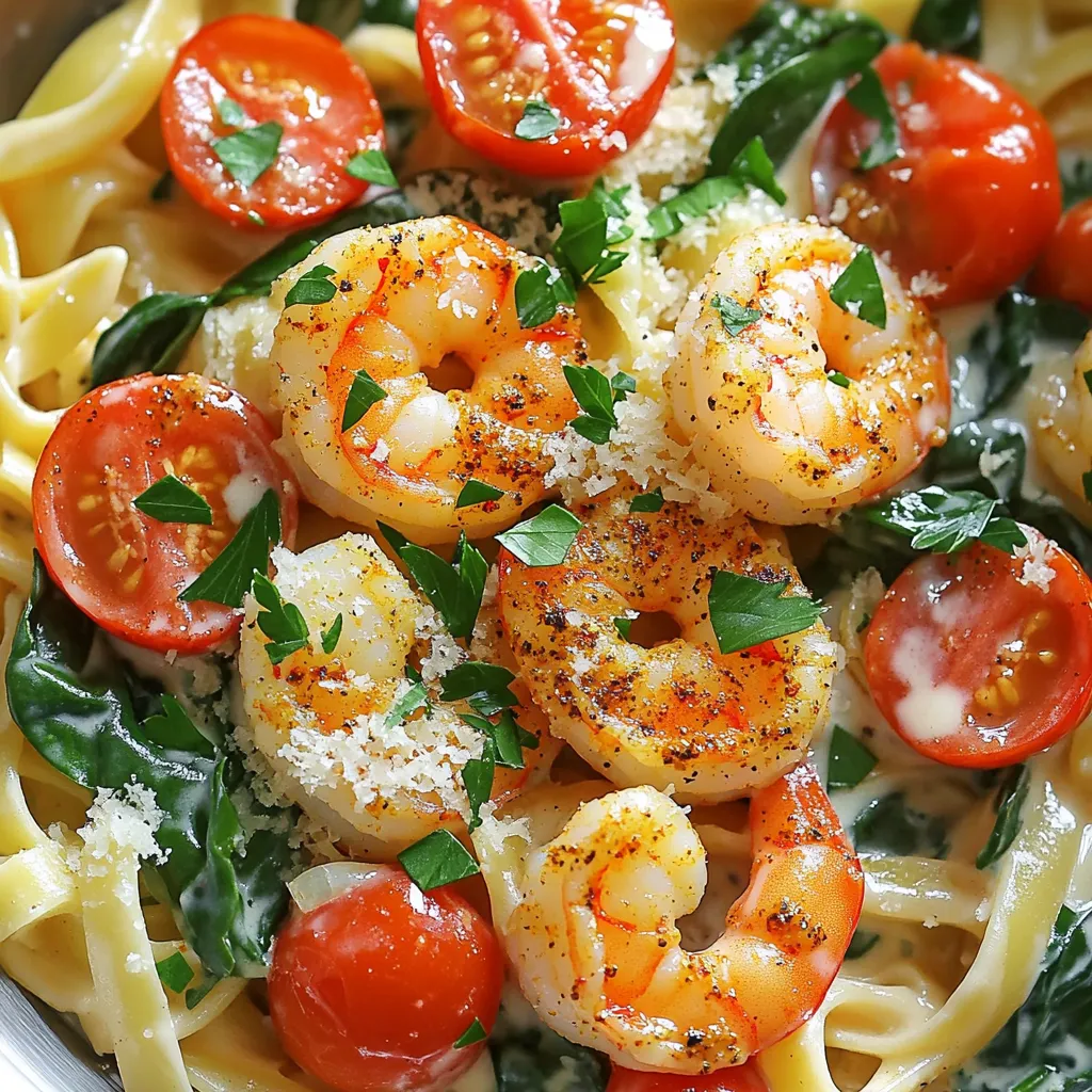 One Pot Cajun Shrimp Alfredo Flavorful Simple Dish