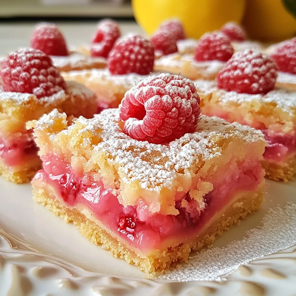 Raspberry Lemonade Bars Delightful and Easy Recipe