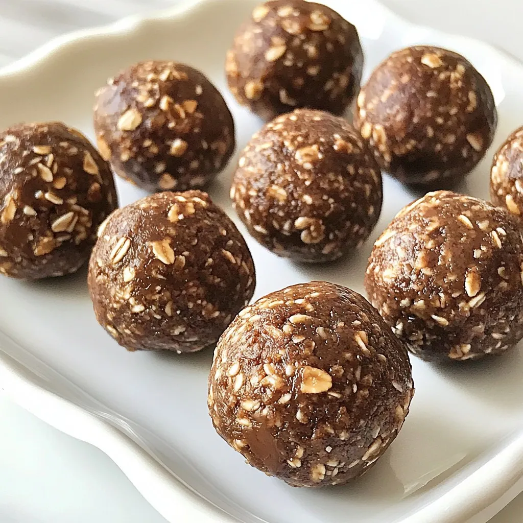 Chocolate Peanut Butter Energy Balls for Energy Boost