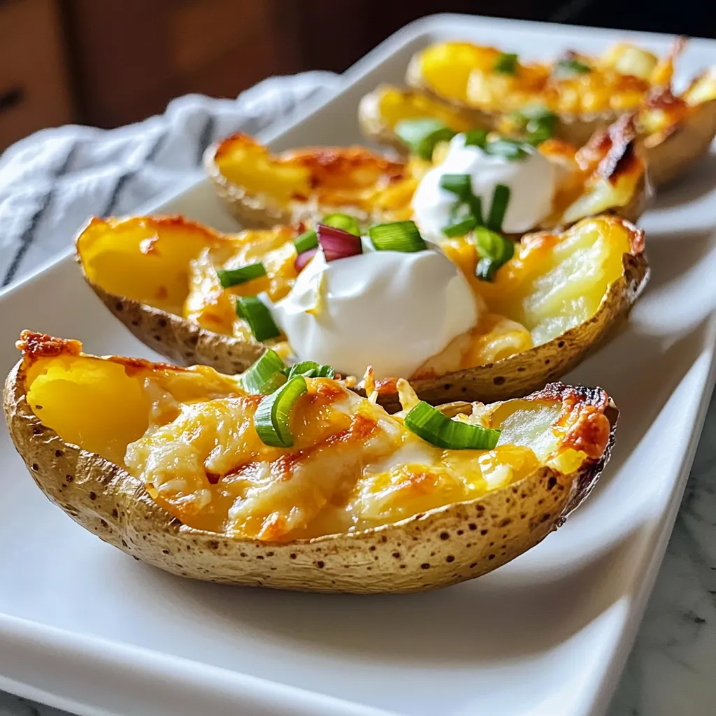 Air Fryer Ranch Potato Skins Flavorful Snack Recipe