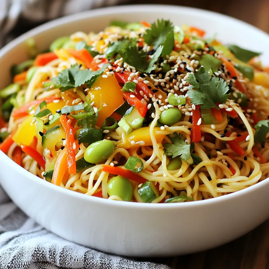 Savory Sesame Ginger Noodle Salad Fresh and Easy Dish