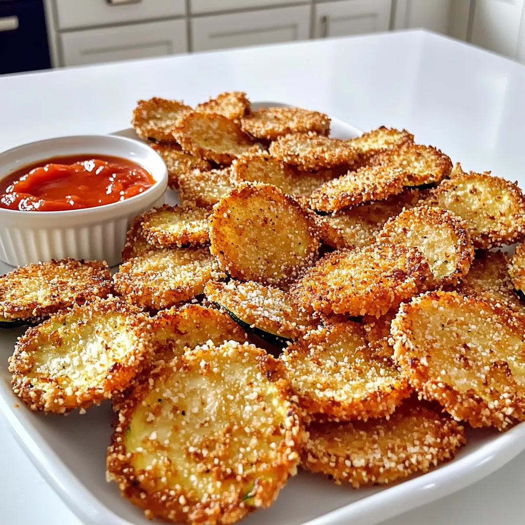 Breaded Zucchini Chips Air Fryer Crispy Delight