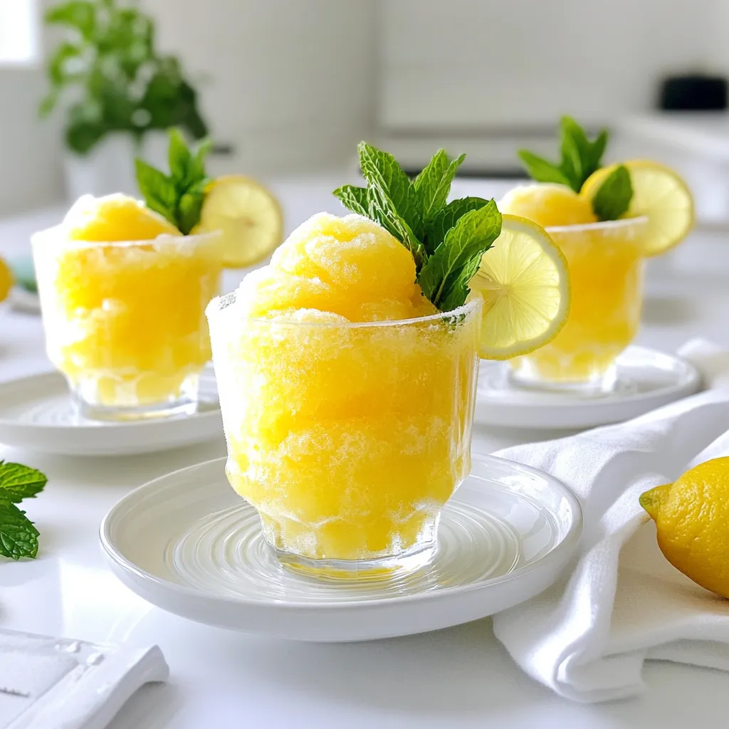 Frozen Lemonade Refreshing and Simple Recipe Guide