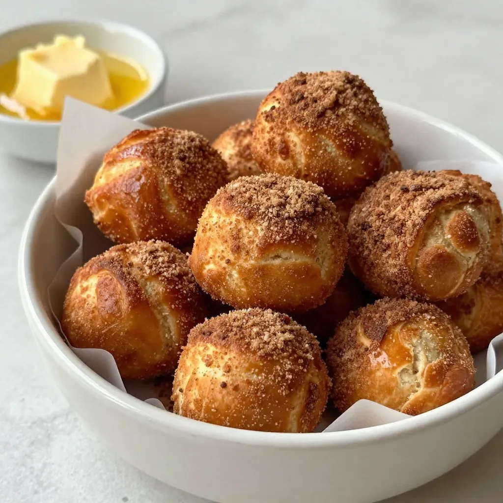 Cinnamon Sugar Pretzel Bites Tasty and Easy Recipe