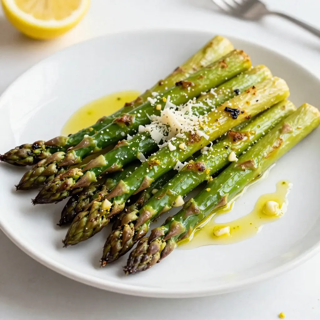 Lemon Garlic Roasted Asparagus Flavorful and Easy Dish
