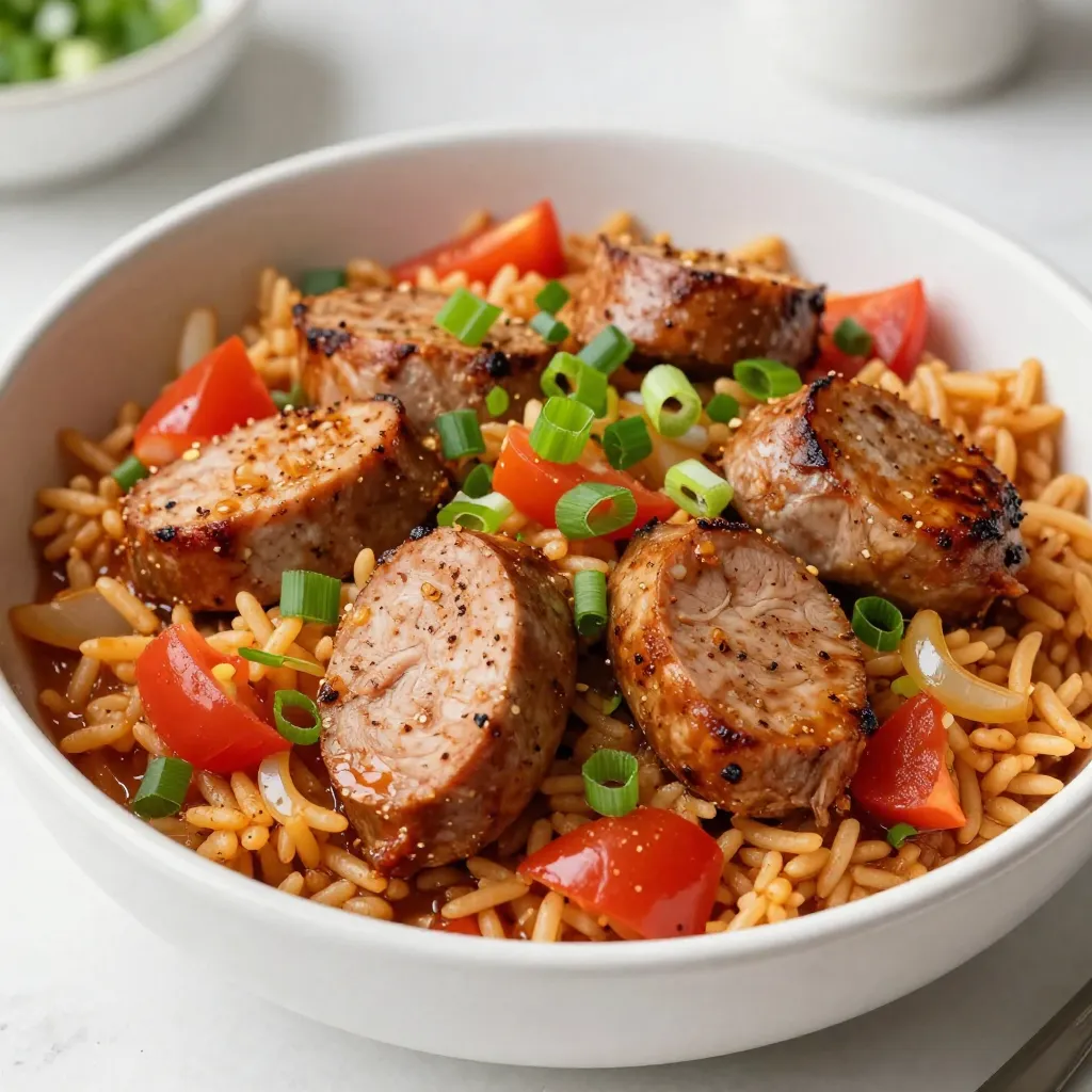 Cajun Turkey Sausage Jambalaya Easy and Tasty Recipe