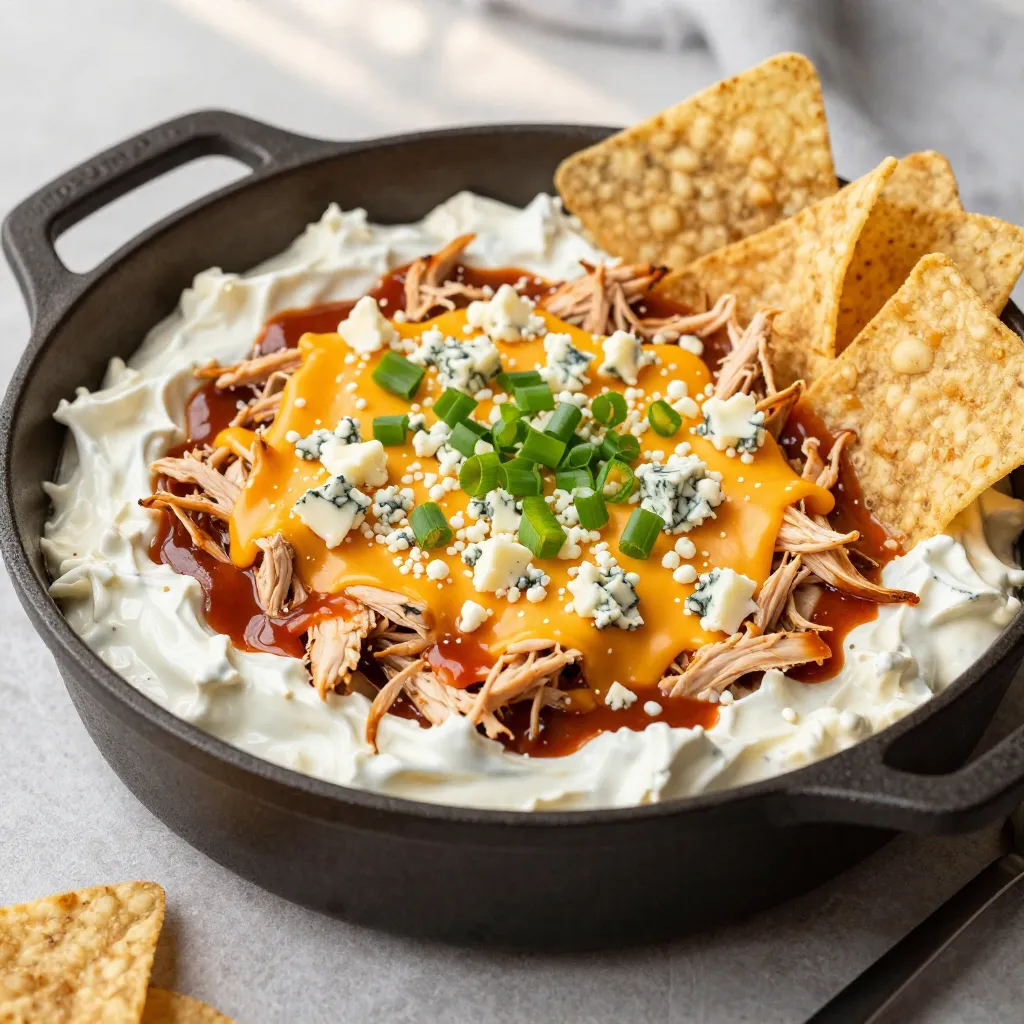Buffalo Chicken Dip Skillet Savory and Easy Treat