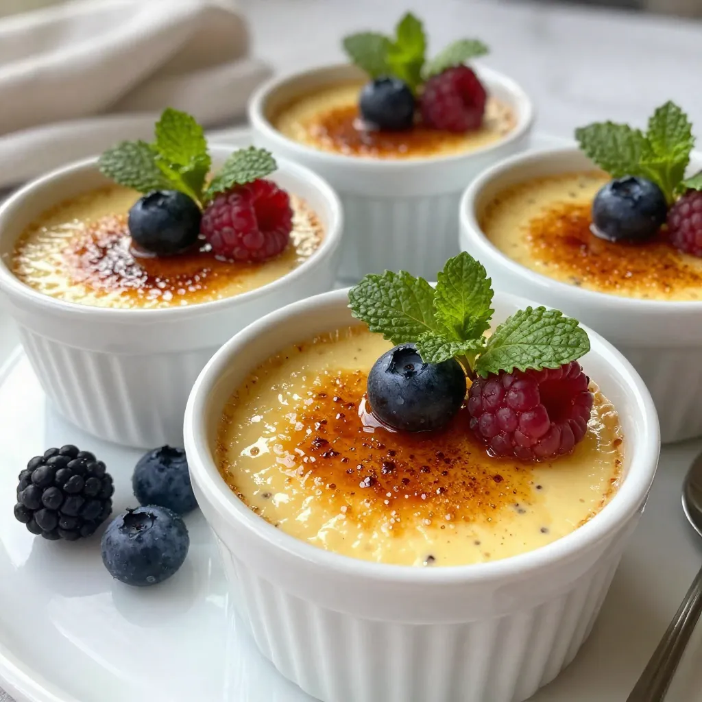 Vanilla Bean Crème Brûlée Irresistible Dessert Delight