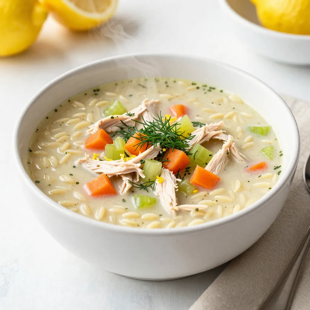 Greek Lemon Chicken Soup Comforting and Hearty Meal