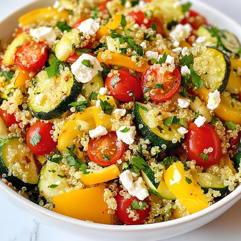 Roasted Veggie Quinoa Salad Nutritious and Simple Meal