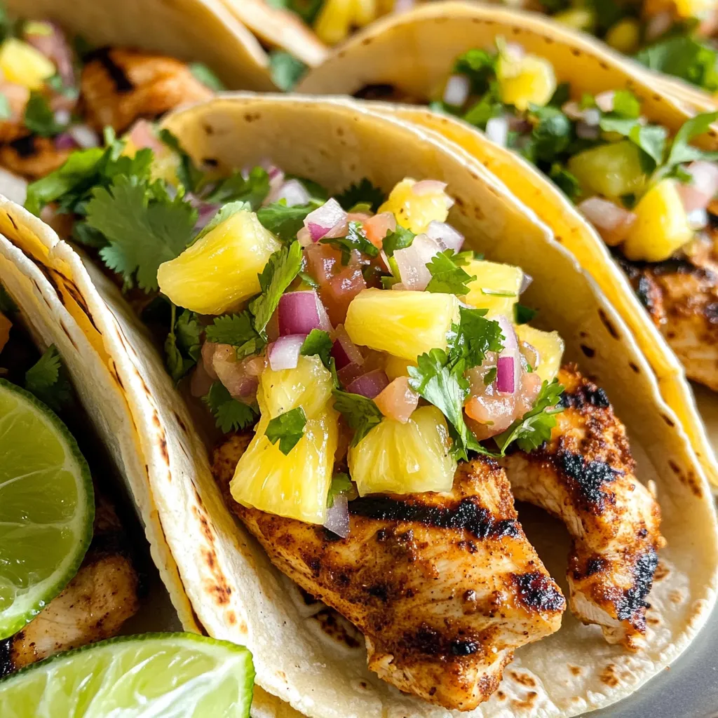 Chipotle Chicken Street Tacos Quick and Flavorful Meal