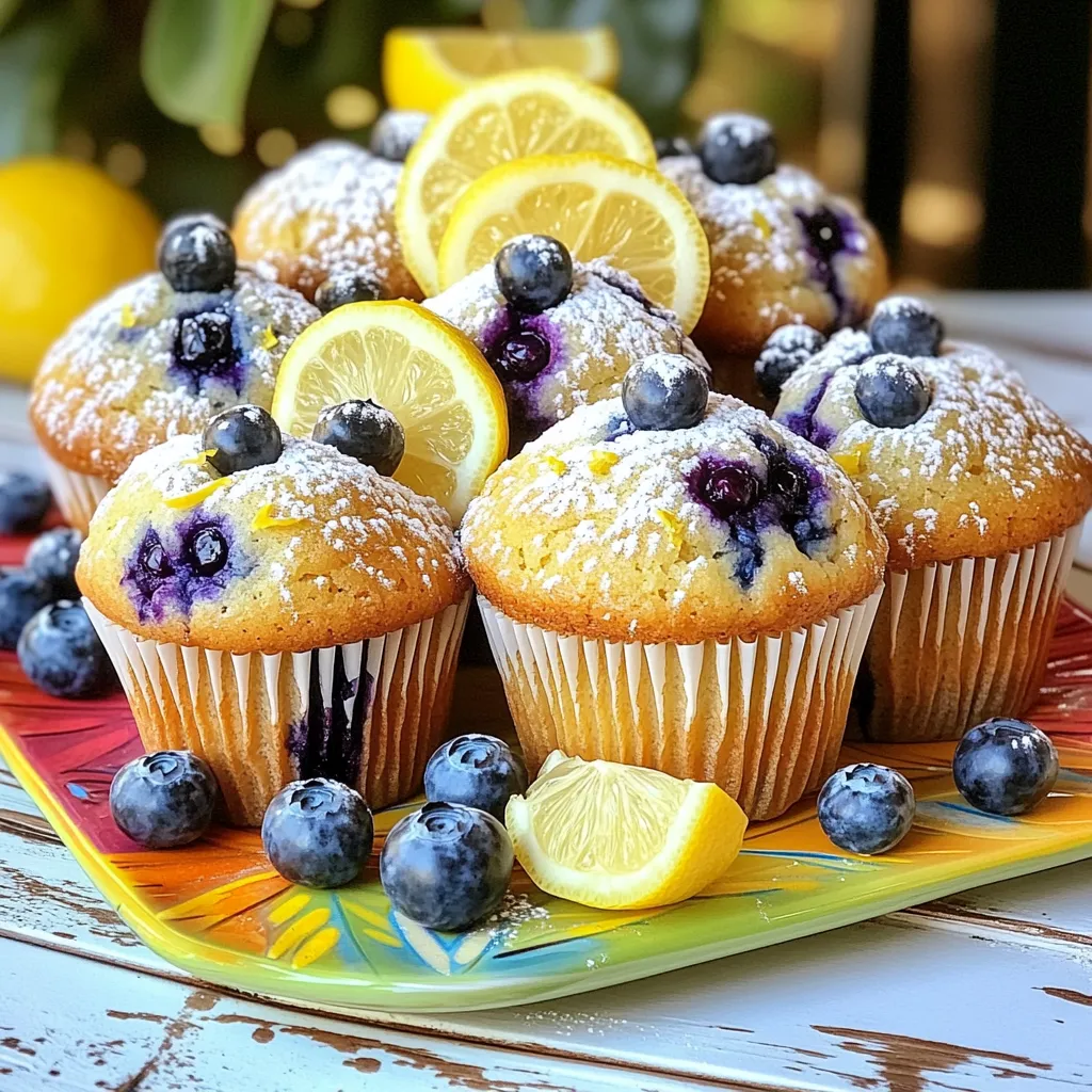 Lemon Blueberry Muffins Delightful and Simple Recipe