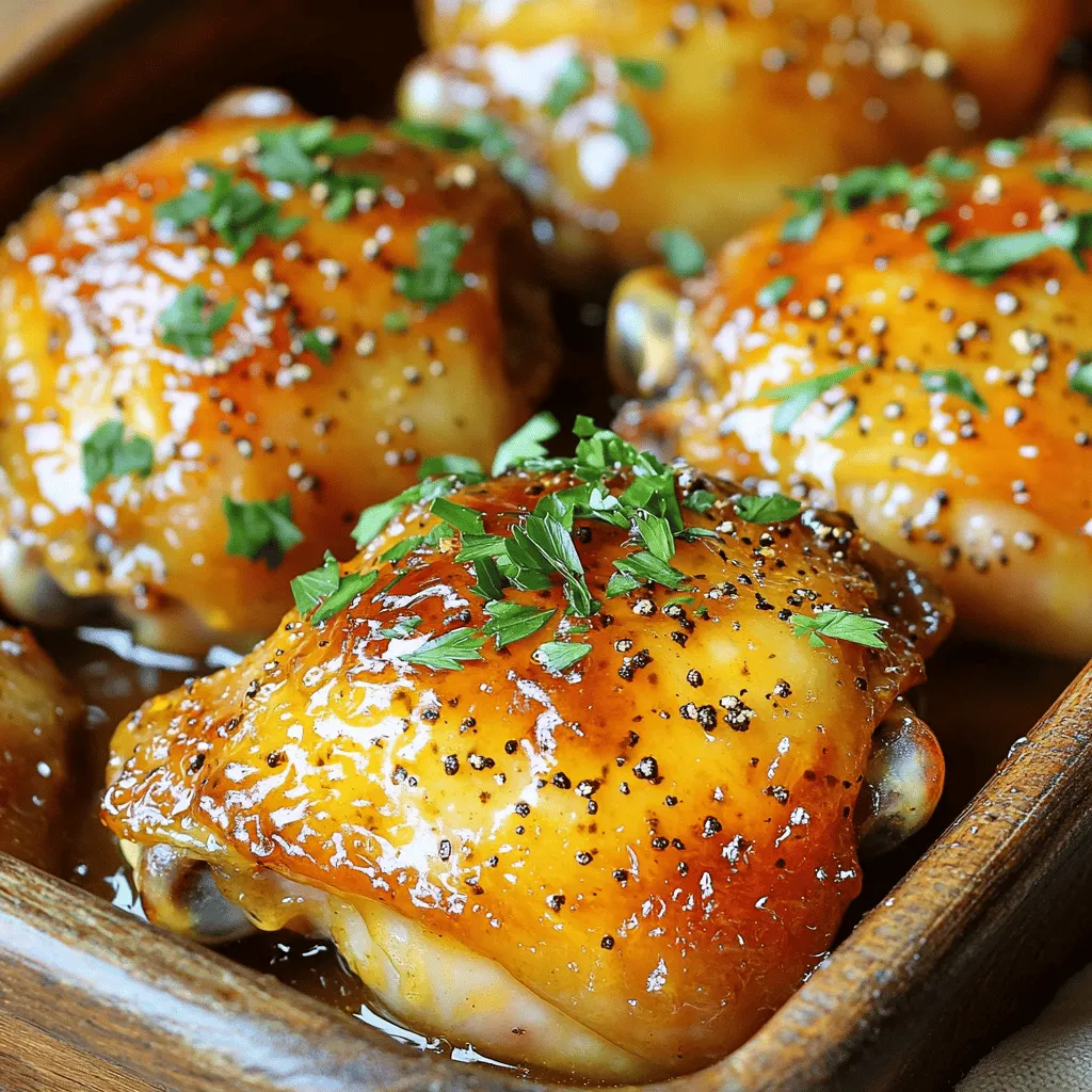Honey Mustard Chicken Thighs Simple and Tasty Recipe