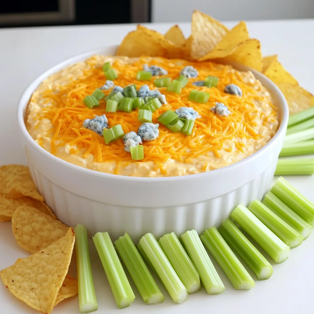 Creamy Buffalo Chicken Dip Slow Cooker Delight