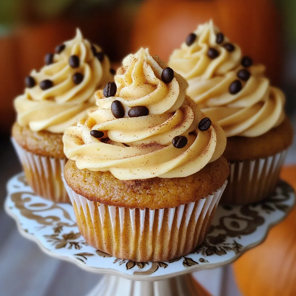 Pumpkin Spice Latte Cupcakes Irresistible Delight