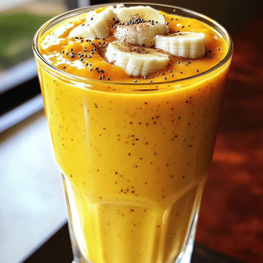 Pumpkin Cottage Cheese Smoothie Creamy and Healthy Sip