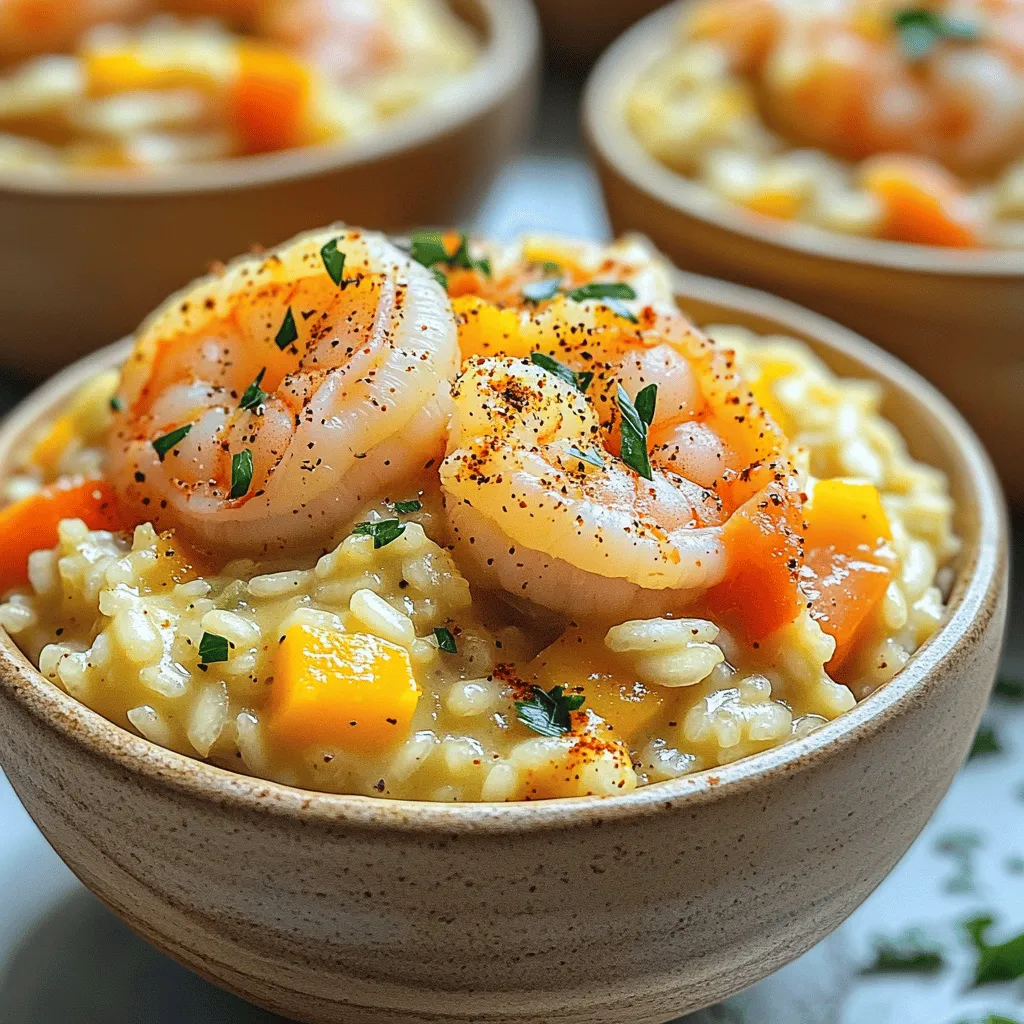 One Pot Creamy Cajun Shrimp Risotto Delight