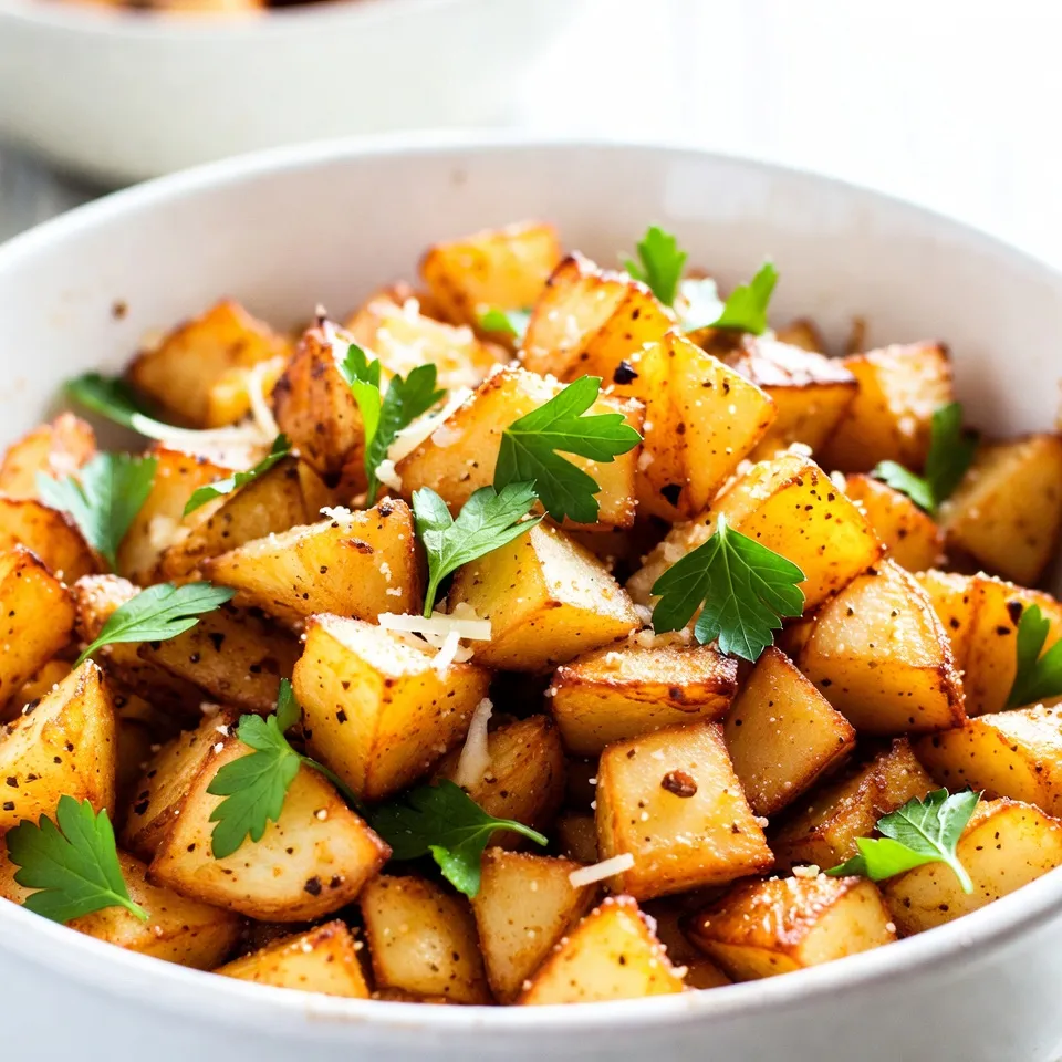 Garlic Parmesan Air Fryer Potatoes Irresistible Recipe