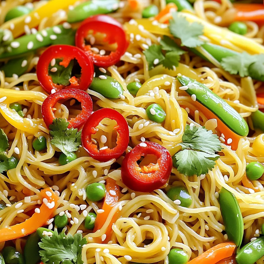 Chili Garlic Noodle Stir Fry Savory and Quick Meal