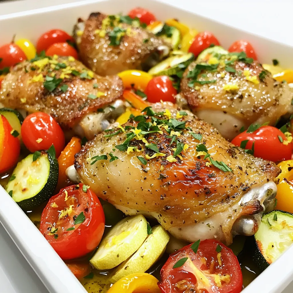 Sheet Pan Lemon Herb Chicken Simple and Tasty Meal