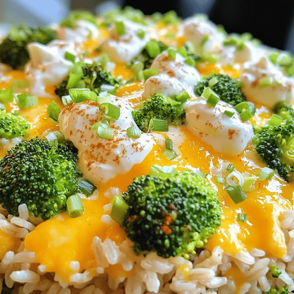 Slow Cooker Cheesy Broccoli Rice Comfort Food Delight