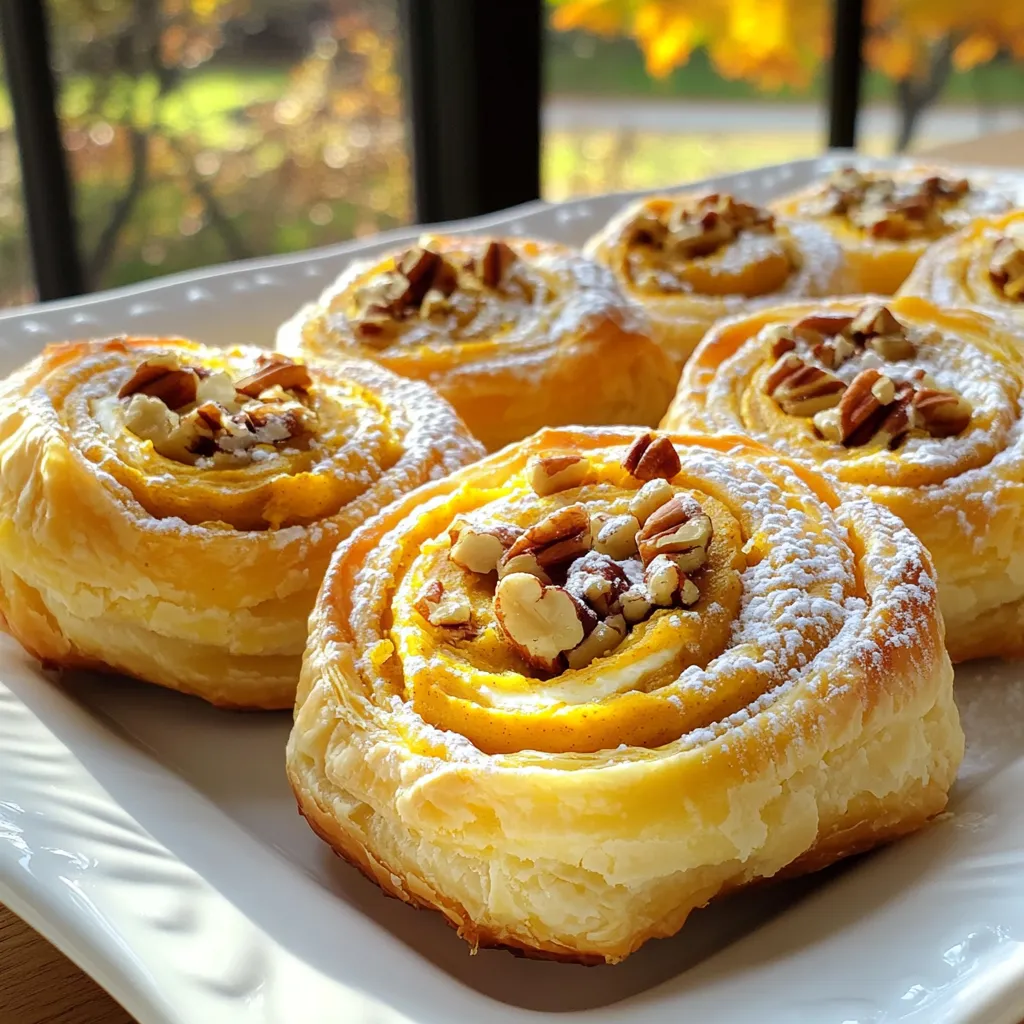 Savory Pumpkin Cream Cheese Danishes Easy Delight