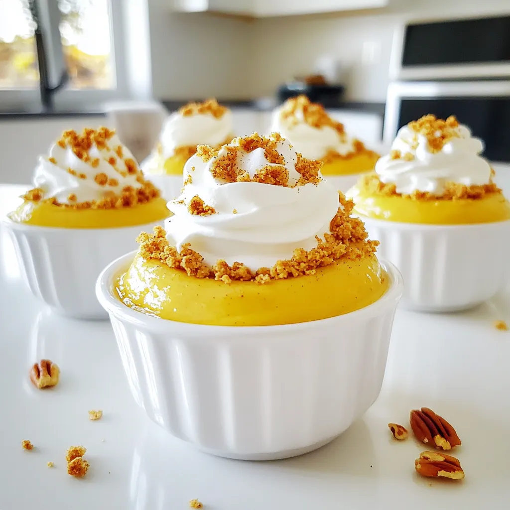 Pumpkin Cheesecake Mousse Cups Delightful Dessert Treat