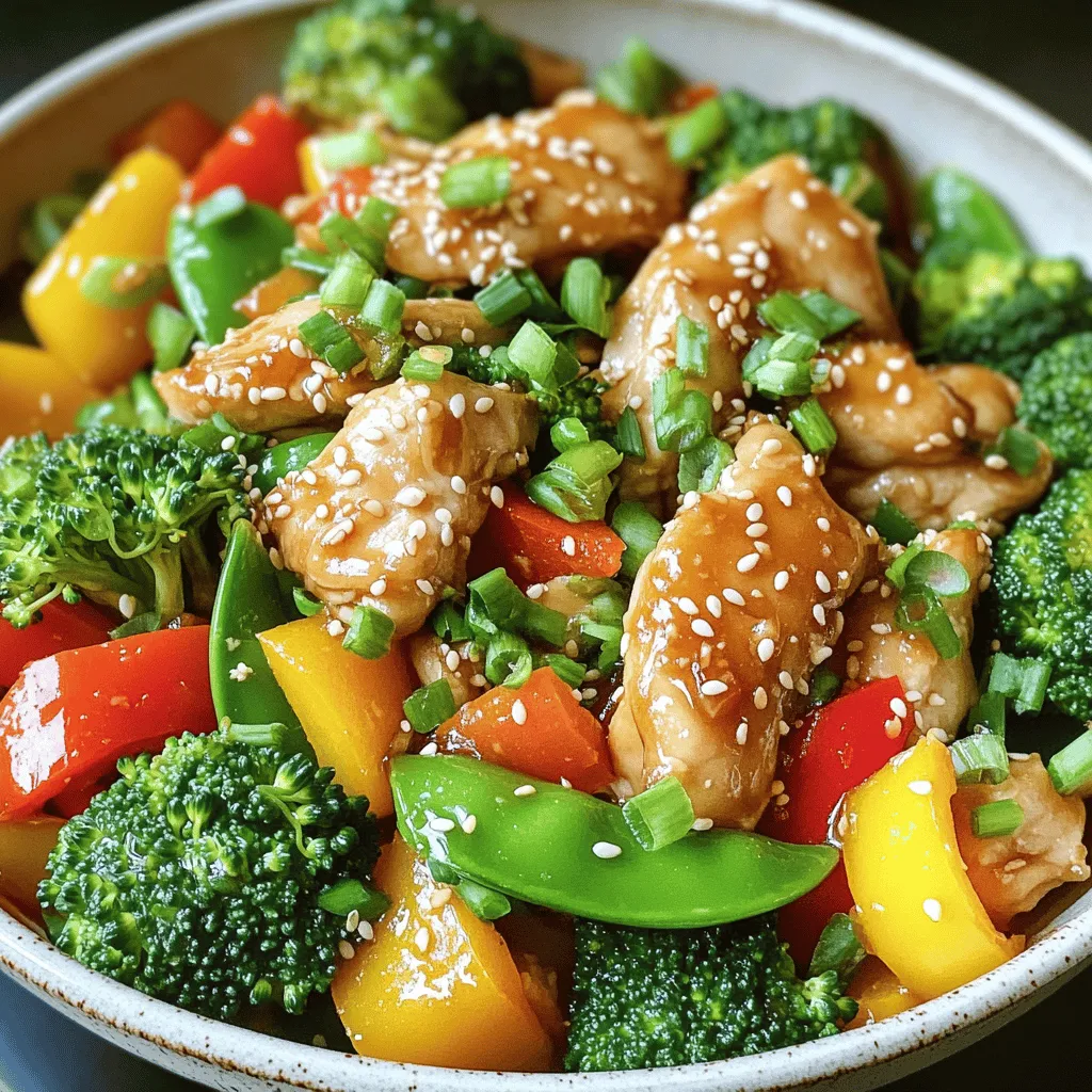 Savory Sesame Ginger Chicken Stir Fry Recipe