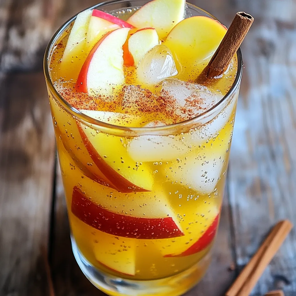 Apple Cider Spritz Refreshing Seasonal Drink Recipe
