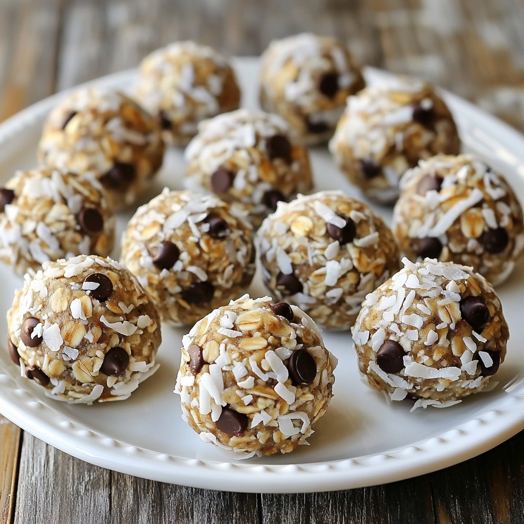 Coconut Chocolate Energy Balls Simple Snack Recipe