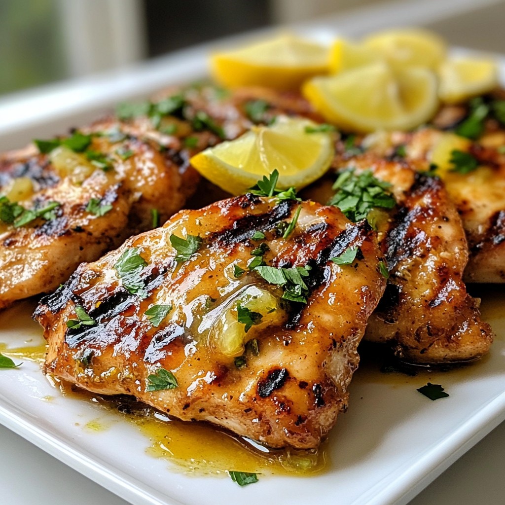 Citrus BBQ Grilled Chicken Breasts Flavorful Delight