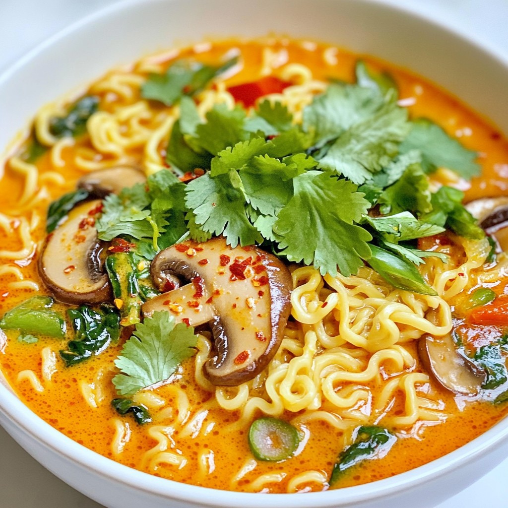 Coconut Curry Ramen Flavorful and Simple Recipe